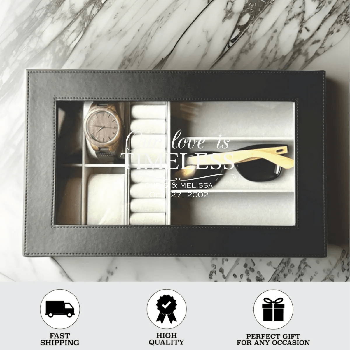 Anniversary Men's Organizer Box - Anniversary - GroomsDay