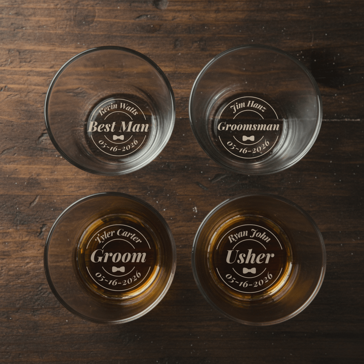 Last Call Groomsmen Whiskey Glass - Groomsmen Proposal - GroomsDay