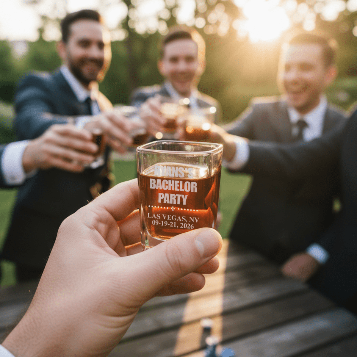 Bachelor Party Shot Glass - Bachelor Party - GroomsDay