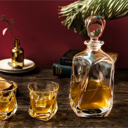Twisted Lady Decanter Set - Decanter - GroomsDay