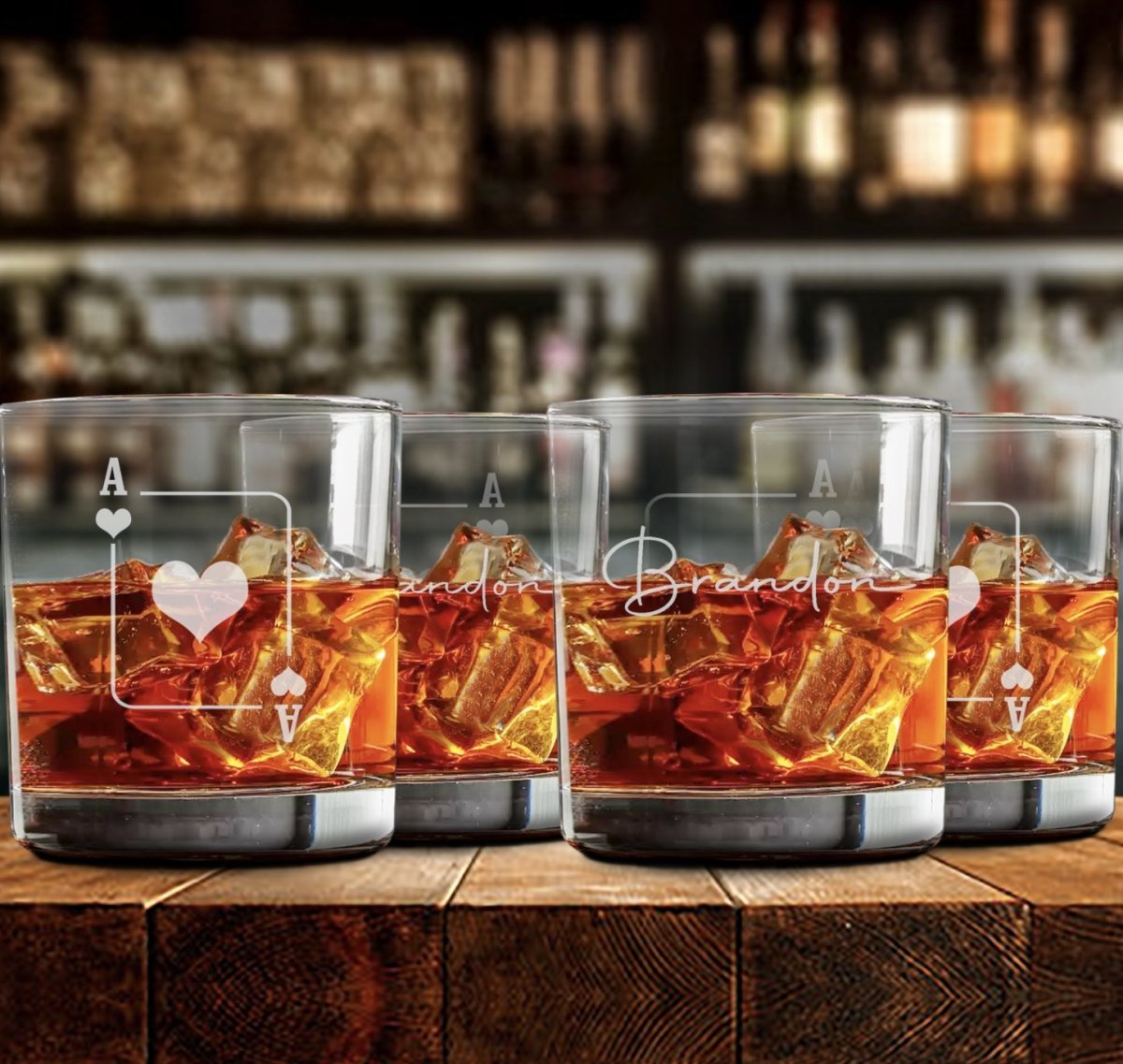 Ace Whiskey Glass - Whiskey Glasses - GroomsDay