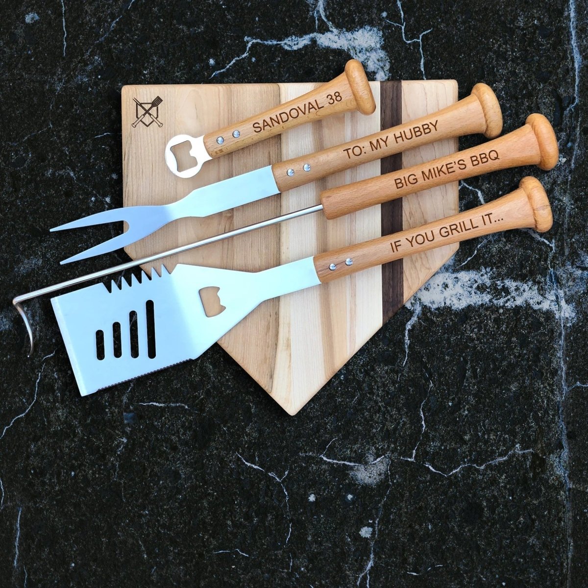 6 Tool Player Grill Tool Set - Grill - GroomsDay