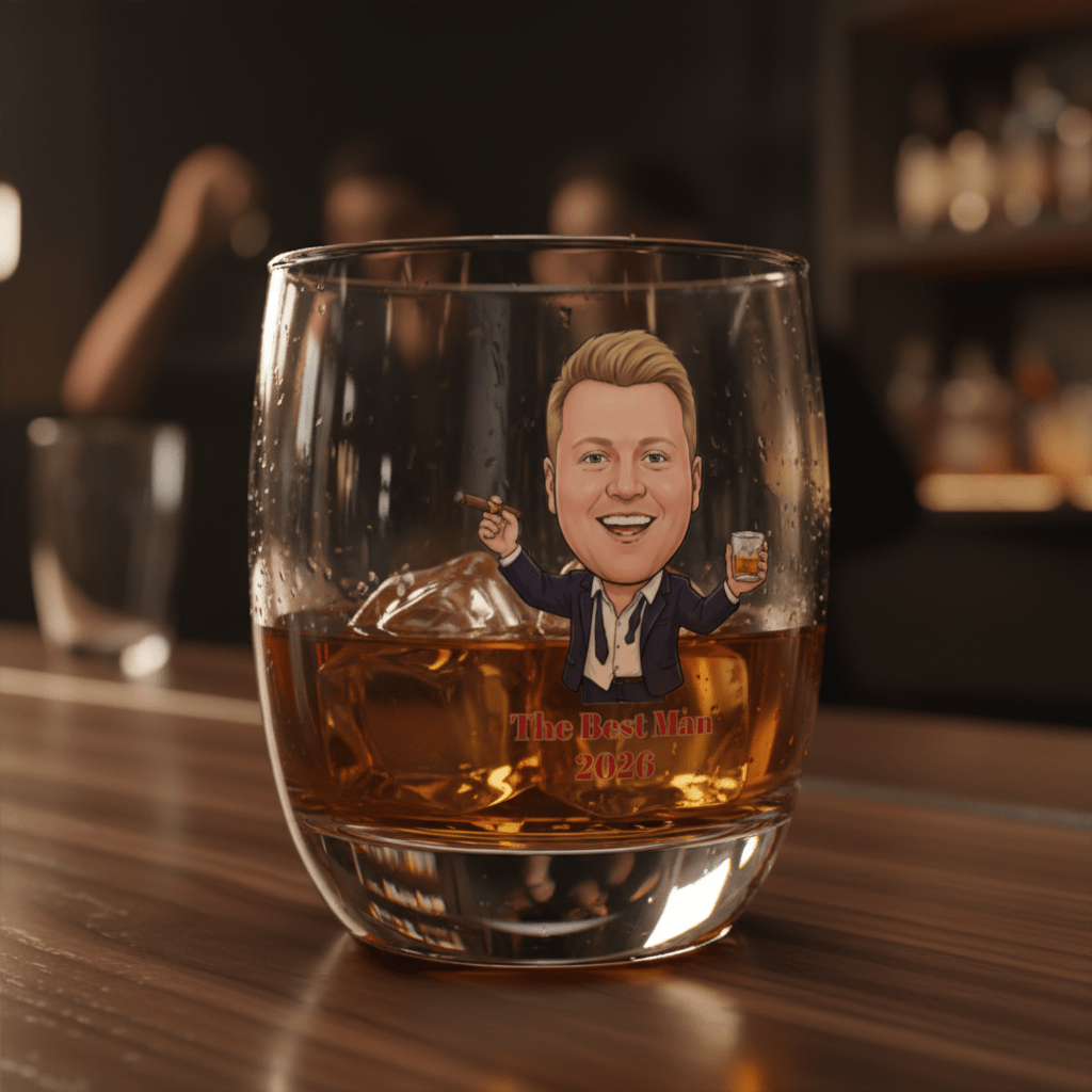 Grooms Crew Whiskey Glass - Groomsmen - GroomsDay