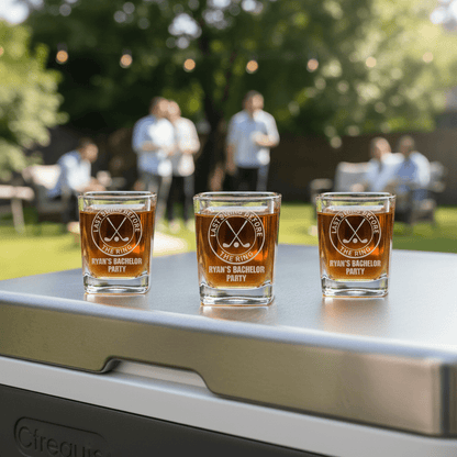 Last Single Swing Shot Glass - Golf - GroomsDay
