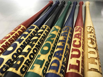Personalized Baseball Bat - Baseball - GroomsDay
