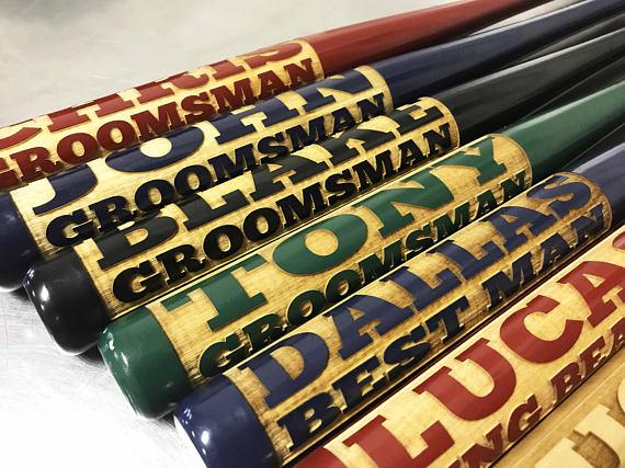Personalized Baseball Bat - Baseball - GroomsDay