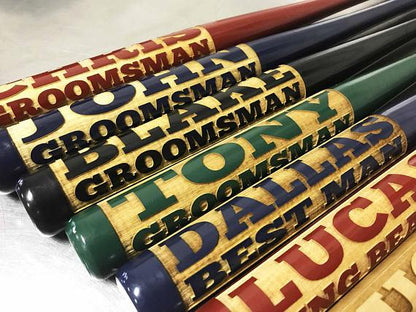 Personalized Baseball Bat - Baseball - GroomsDay