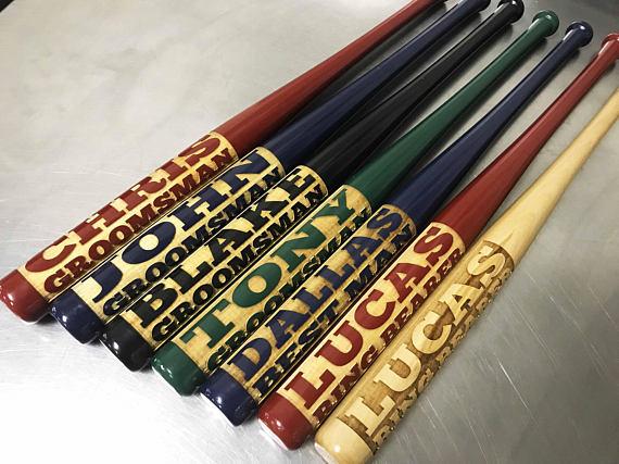 Personalized Baseball Bat - Baseball - GroomsDay
