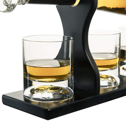 Personalized Baseball Bat Decanter Set - Baseball - GroomsDay