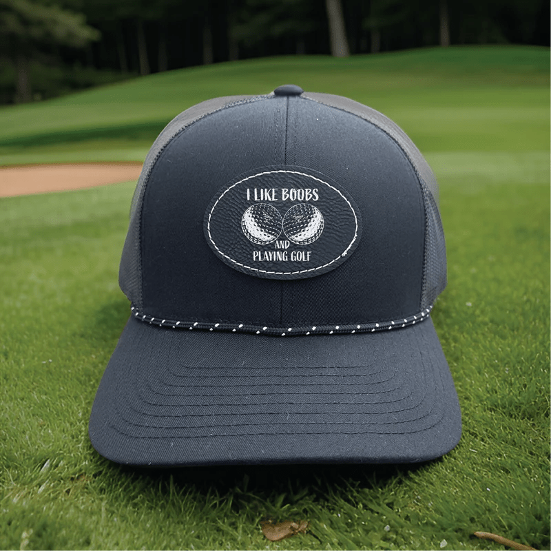 Lightweight and breathable golf hat with an adjustable strap for a perfect fit, ideal for golfers