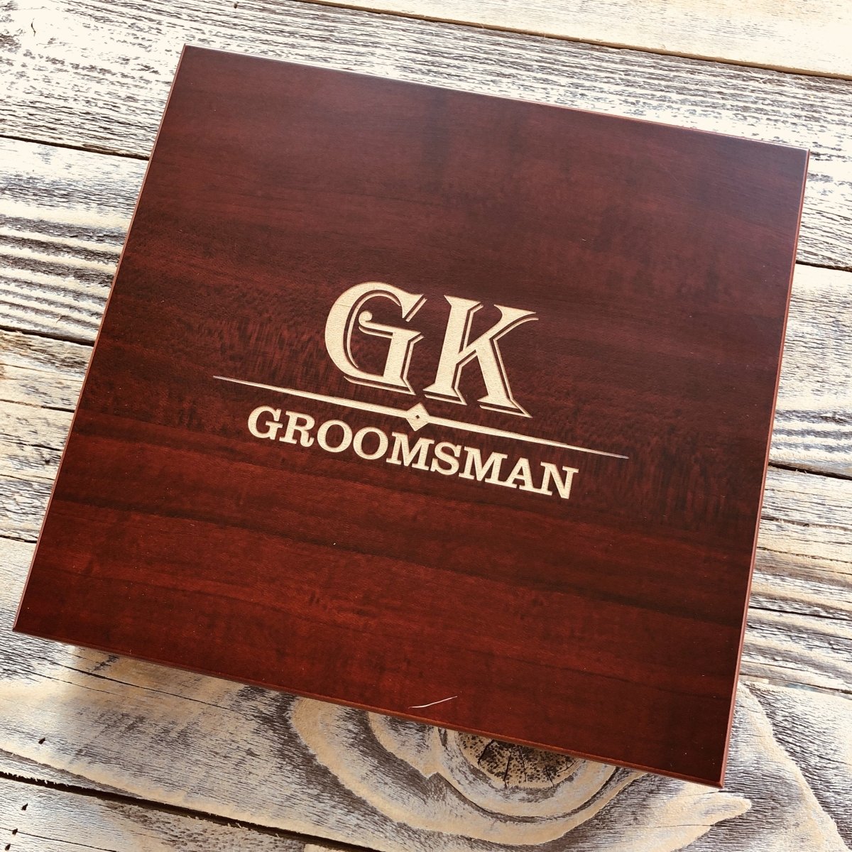 Luxury Groomsmen Gift Box - Cigar - GroomsDay