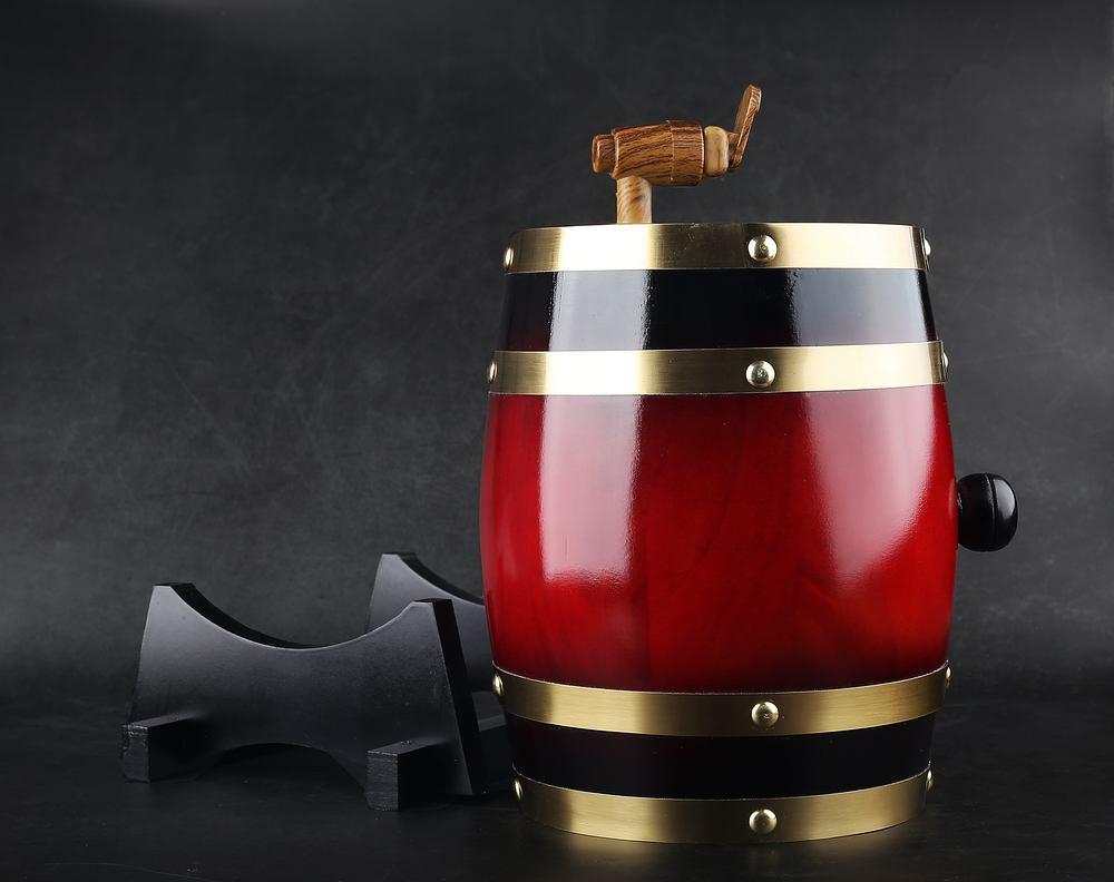 Custom Whiskey Barrel - Whiskey - GroomsDay