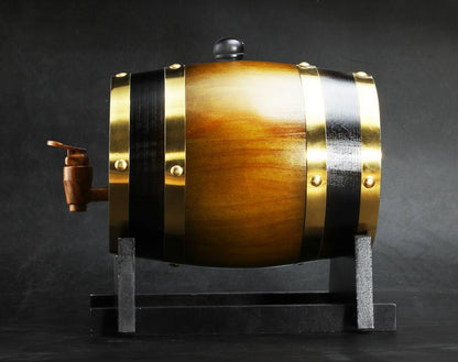 Custom Whiskey Barrel - Whiskey - GroomsDay