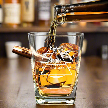 Bullet Proof - Whiskey Glasses - GroomsDay