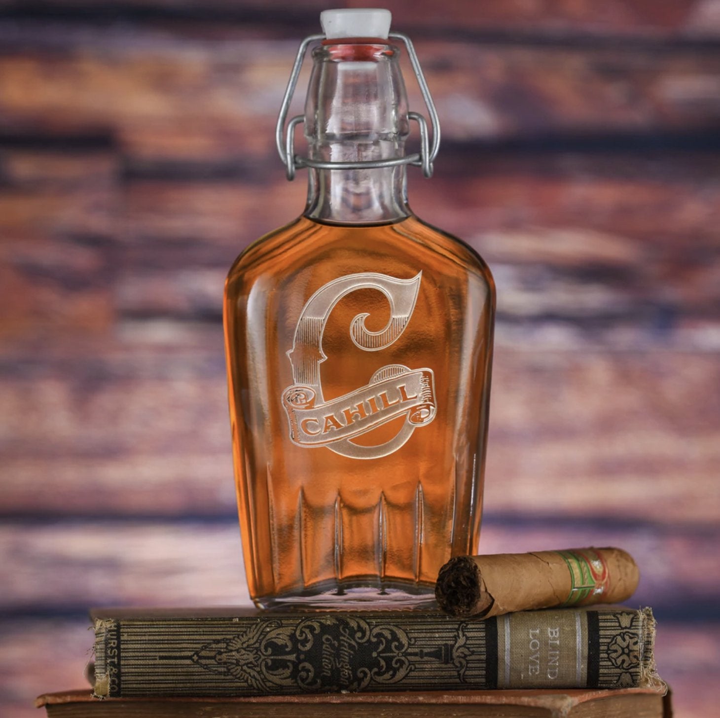 Engraved Carnivale Flask