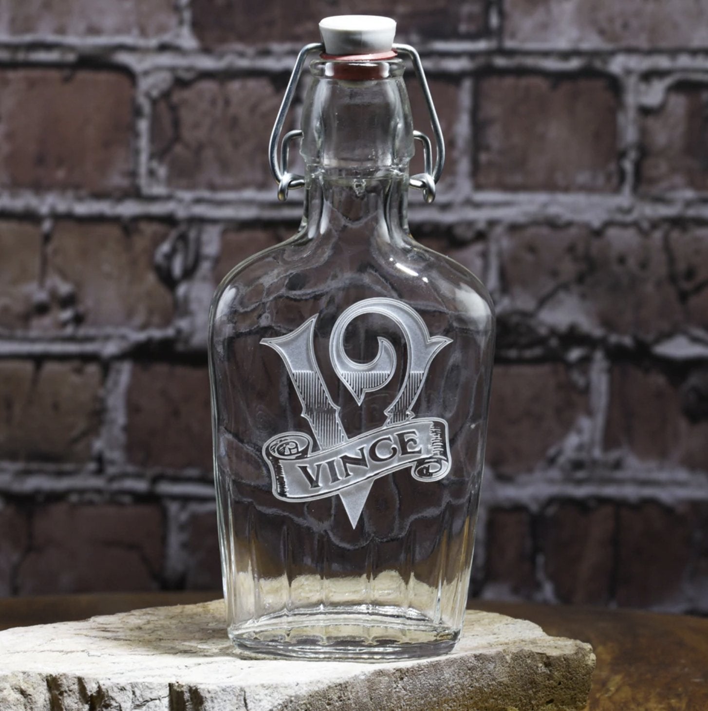 Engraved Carnivale Flask