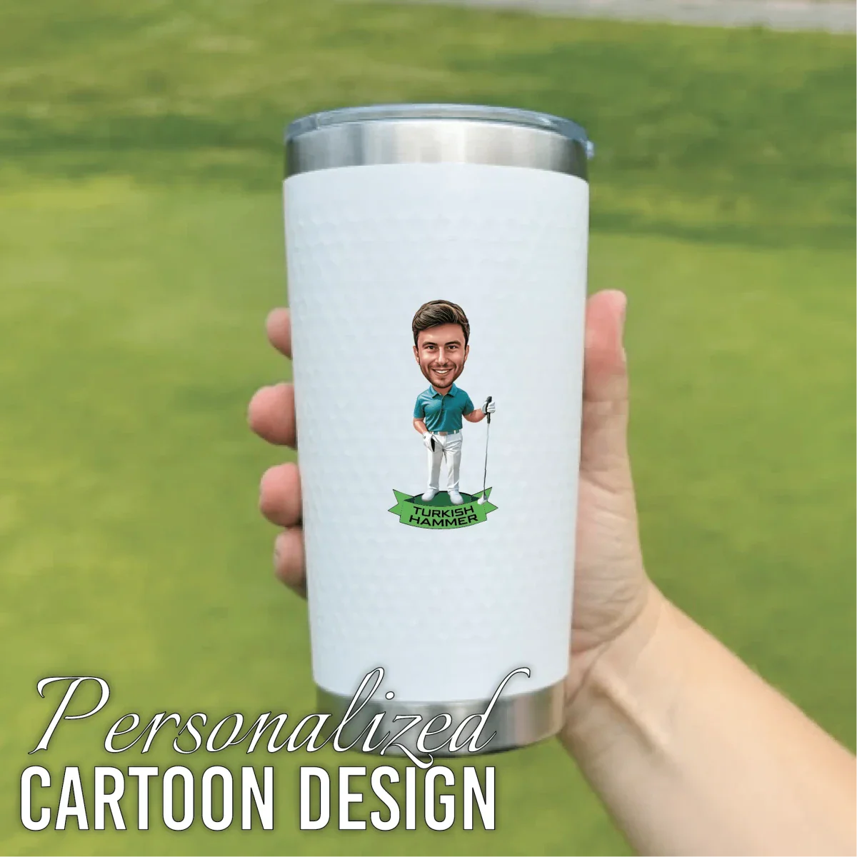 Tee Time Golf Tumbler - Golf - GroomsDay