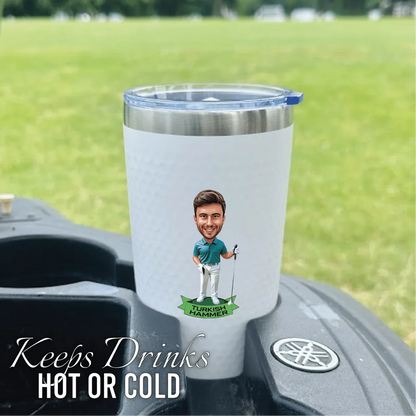Tee Time Golf Tumbler - Golf - GroomsDay