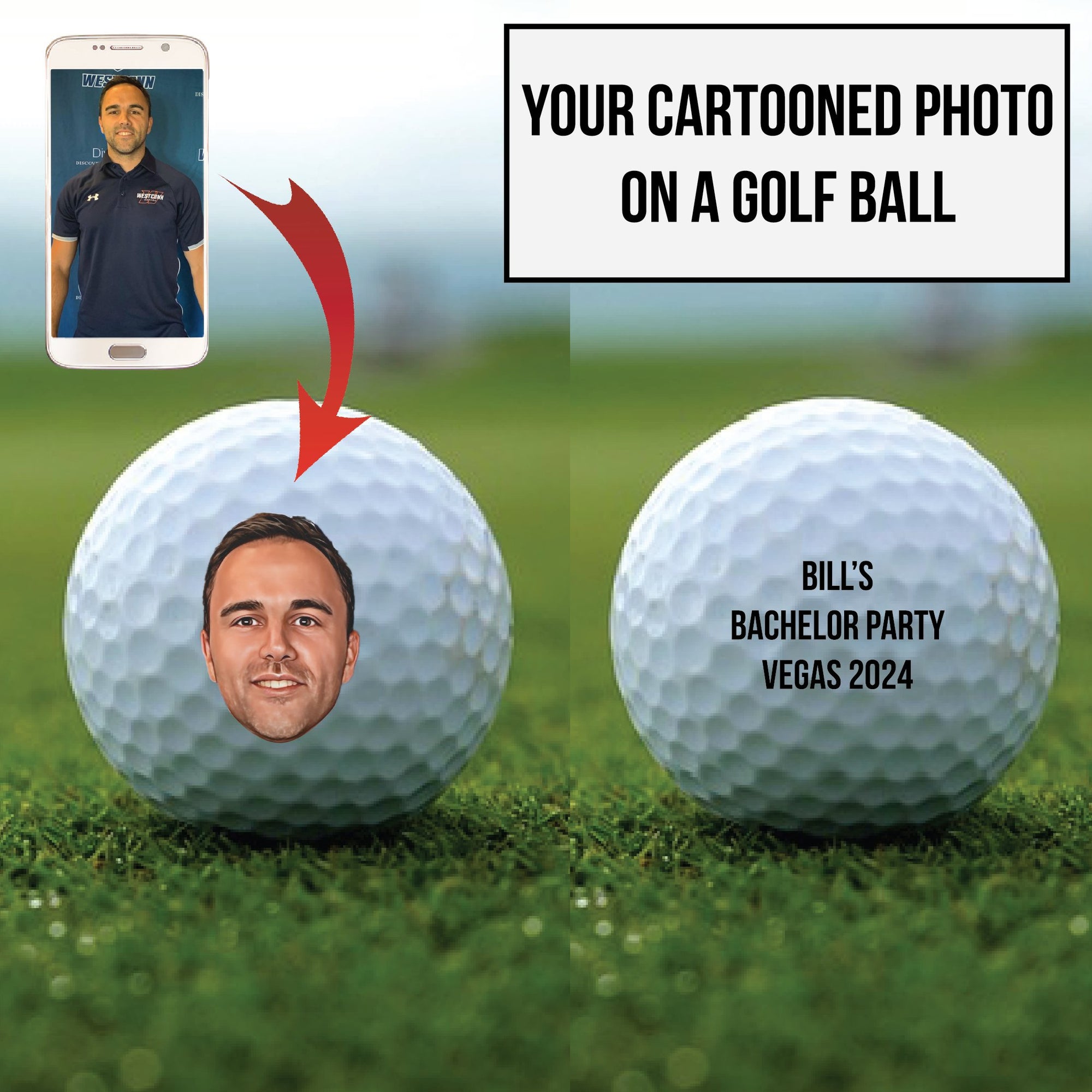 Mug Shot Golf Balls