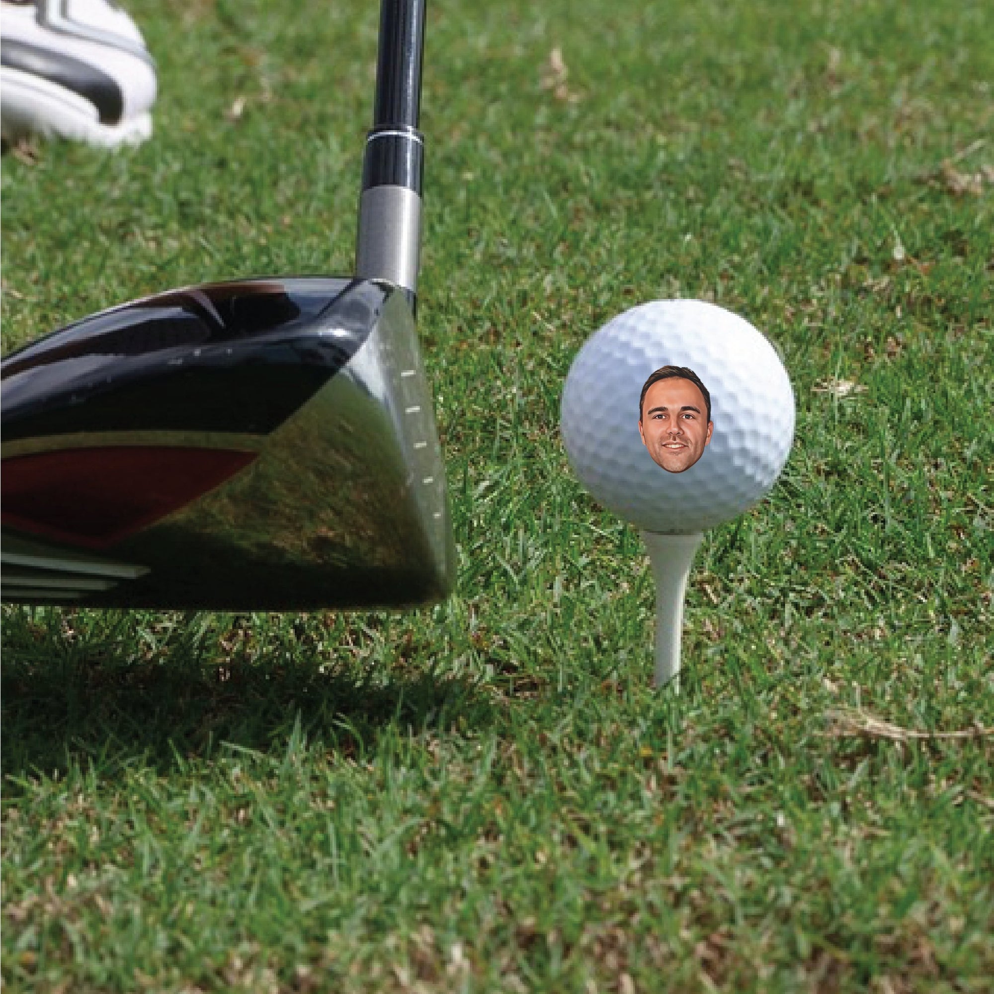 Your Mug on a Golf Ball