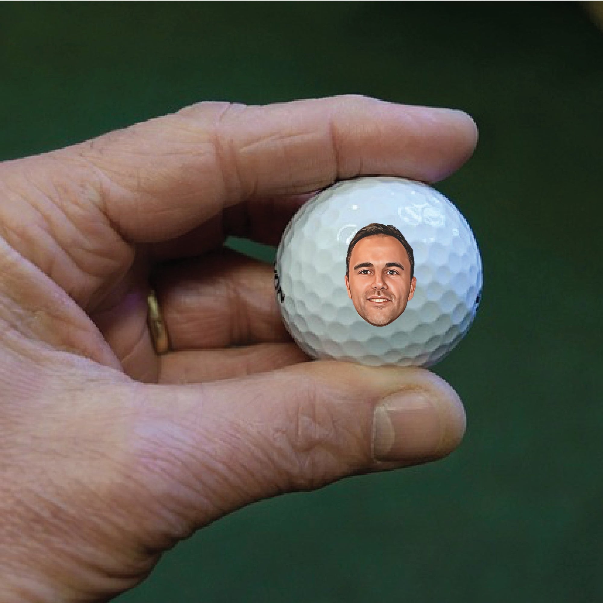 Your Mug on a Golf Ball