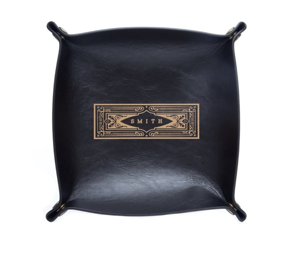 Leather Valet Tray - Guy Gifts - GroomsDay