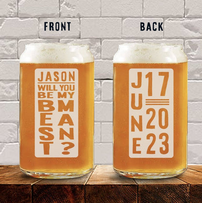 Cheers Proposal Glass - Proposal - GroomsDay