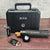 Prestige Cigar Set - Travel Humidor, Cutter, Stand, and Lighter