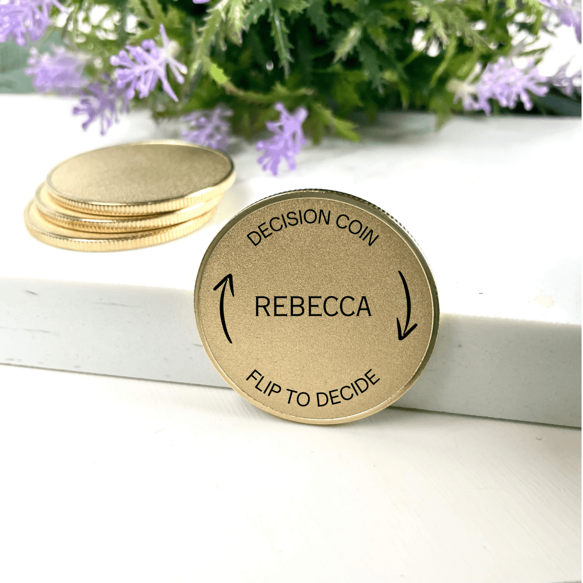 Custom Decision Coin for Couples - Anniversary - GroomsDay