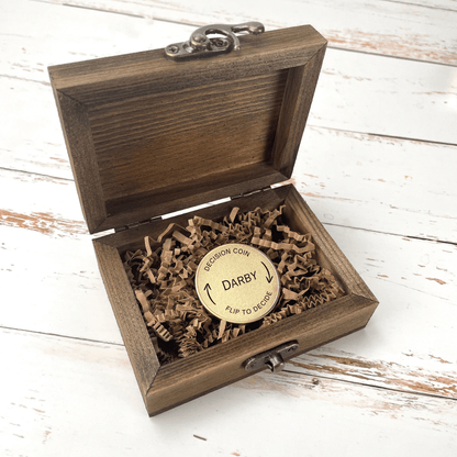 Custom Decision Coin for Couples - Anniversary - GroomsDay