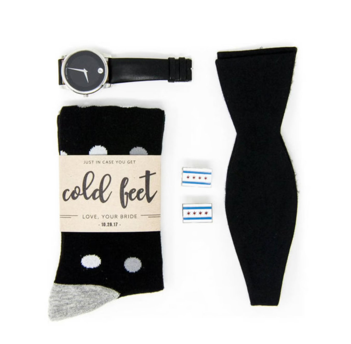 Groomsman Gift Box Set | No Cold Feet Groomsmen Socks