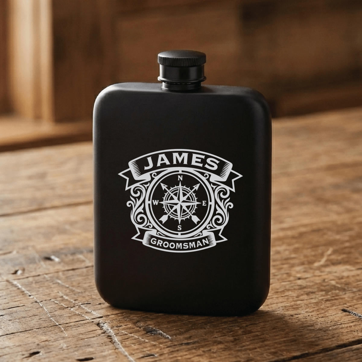 The North Star Vessel - Flask - GroomsDay