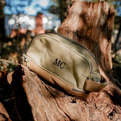 Durable Personalized Canvas Toiletry Bag - Toiletry Bag - GroomsDay