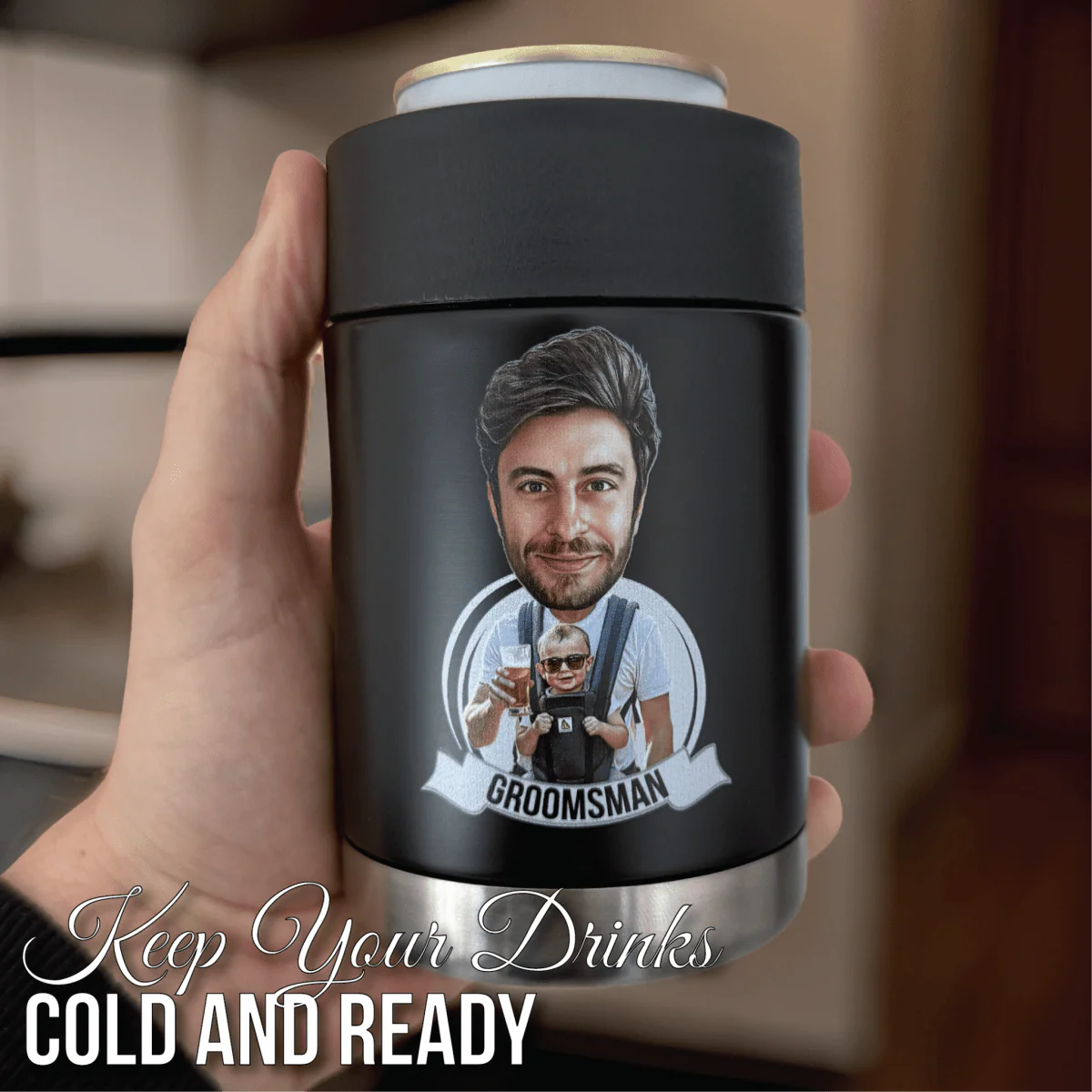 Custom Caricature Koozies