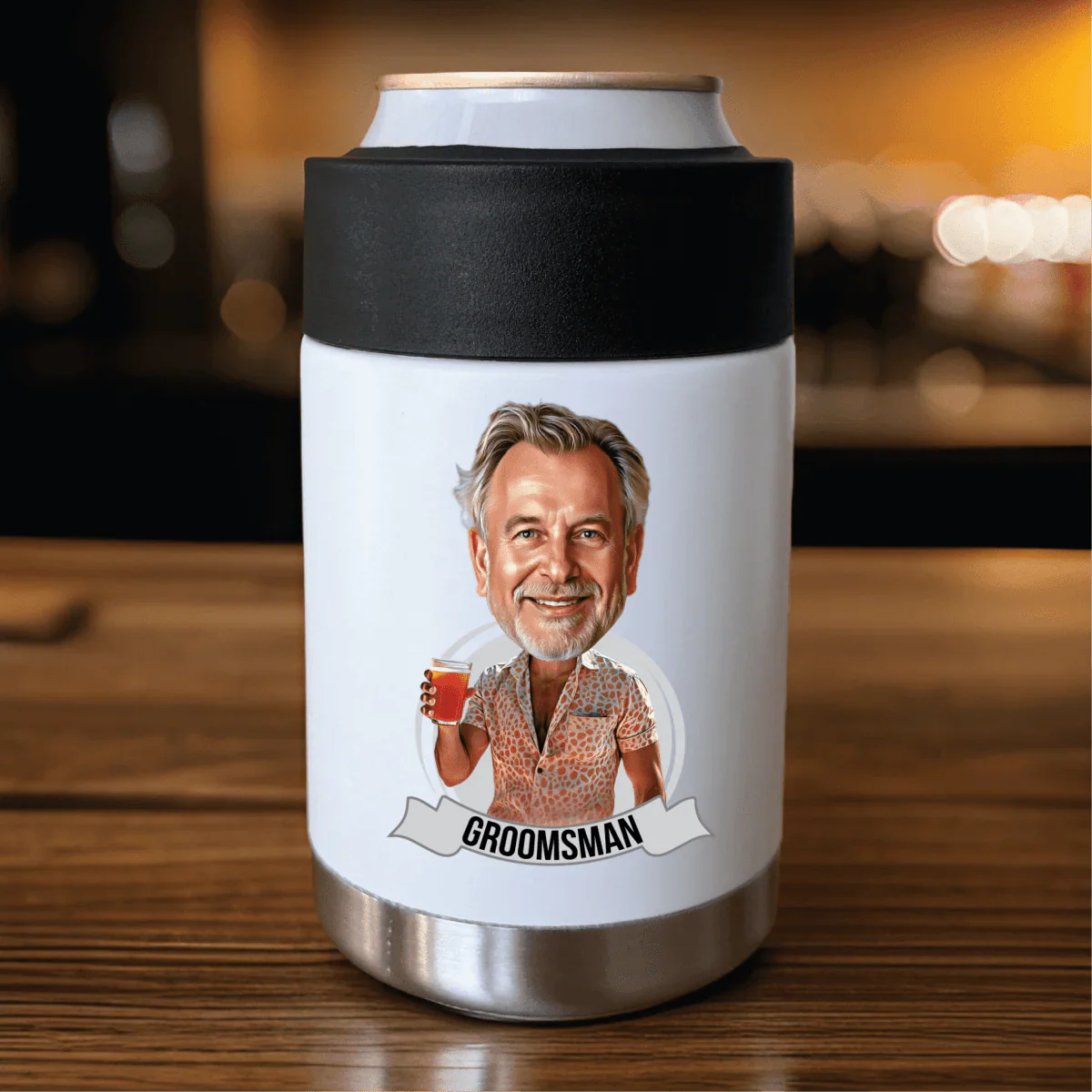 Custom Caricature Koozies - Bachelor Party - GroomsDay