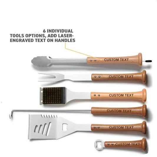 6 Tool Player Grill Tool Set - Grill - GroomsDay