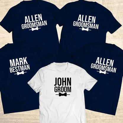 Custom Wedding Tees - Shirts - GroomsDay