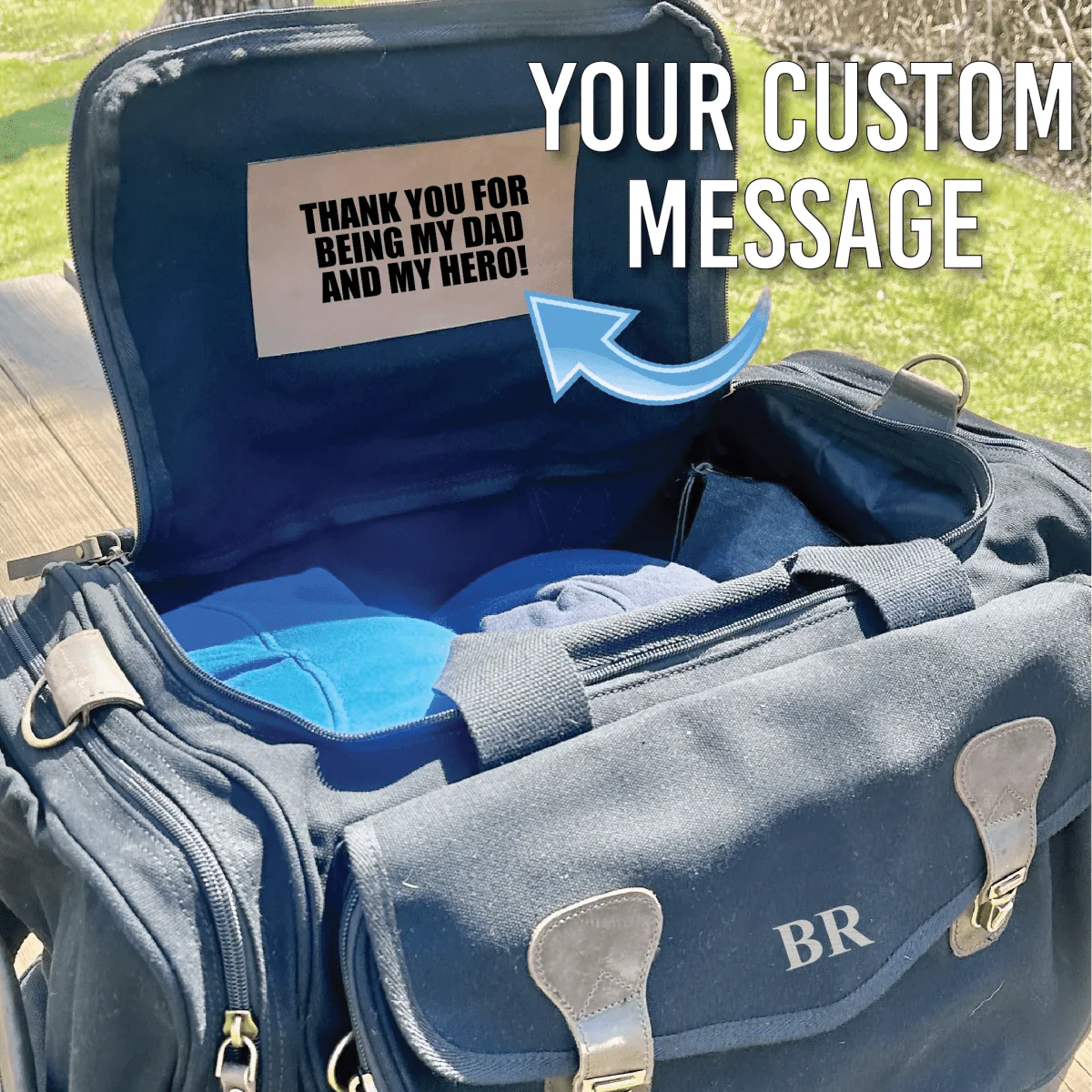 Sentimental Custom Duffle Bag - Duffle Bag - GroomsDay