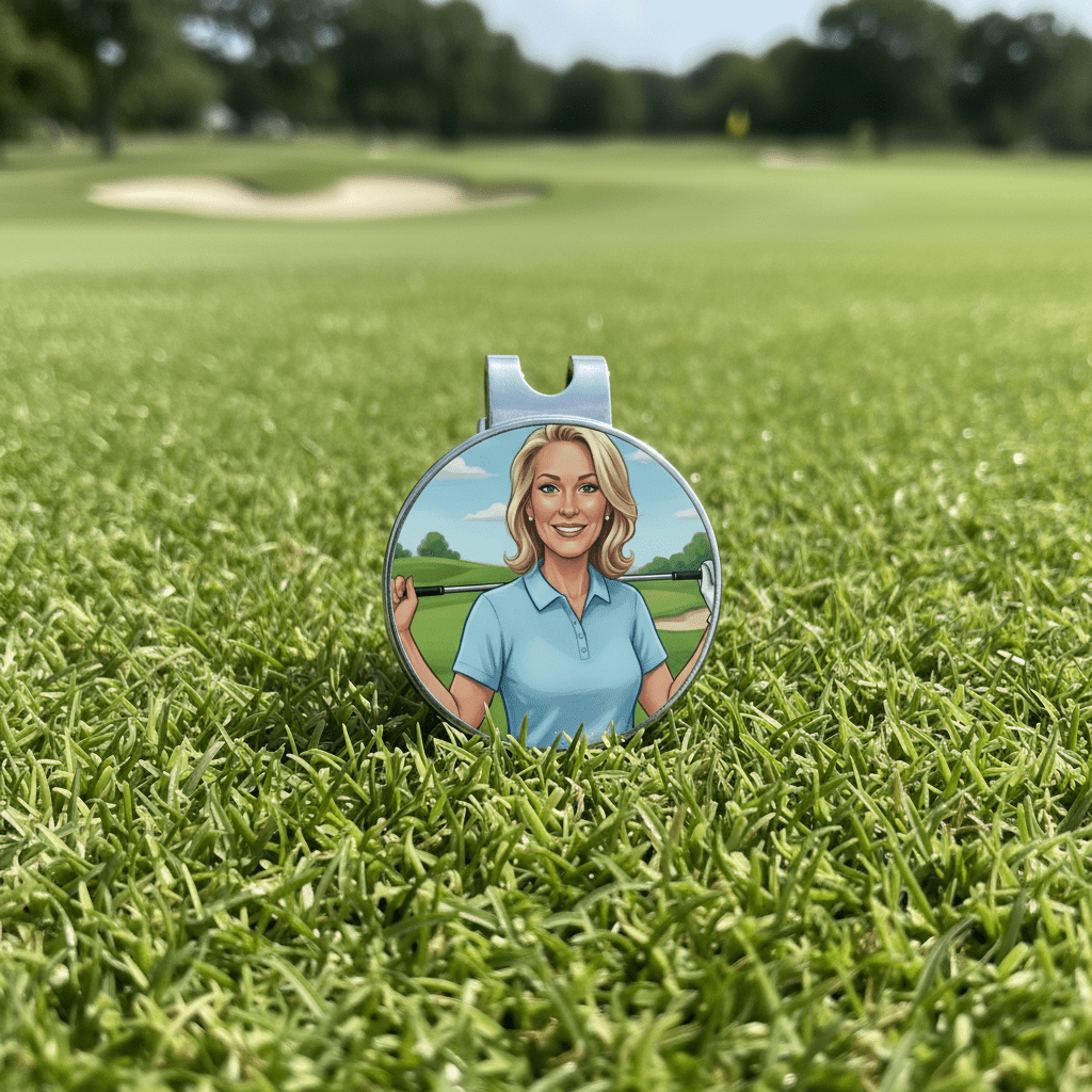 Personalized Cartoon Ball Marker - Golf - GroomsDay