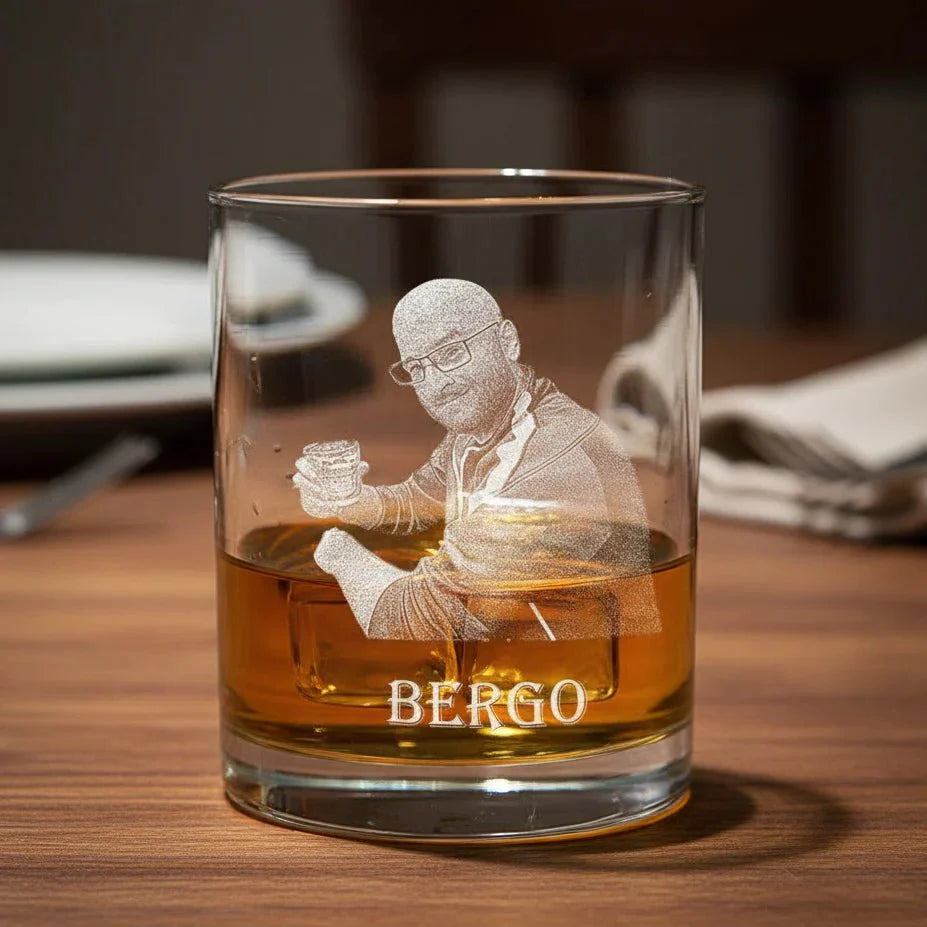 Low Ball Looker - Whiskey Glass - GroomsDay