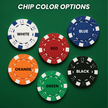 Custom Photo Poker Chip Ball Marker - Ball marker - GroomsDay