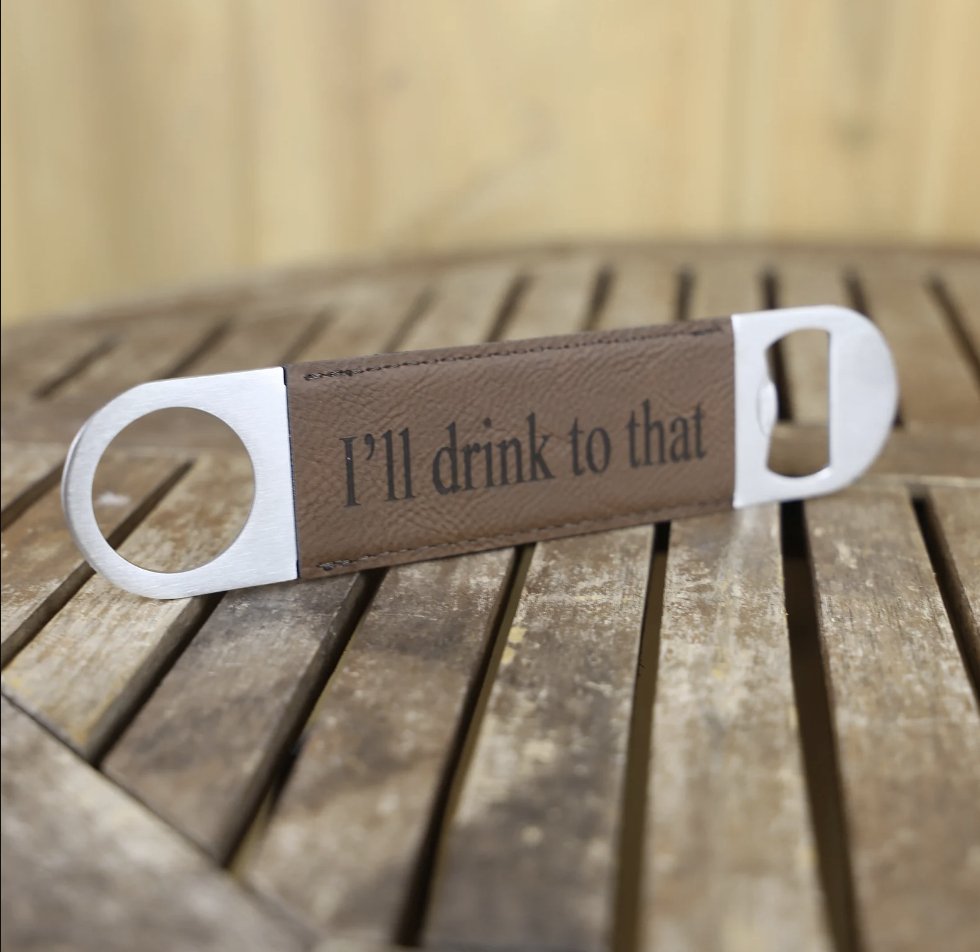Leather Bottle Opener - Bottle Openers - GroomsDay