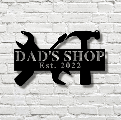 Work Shop Metal Sign - Pub Signs - GroomsDay