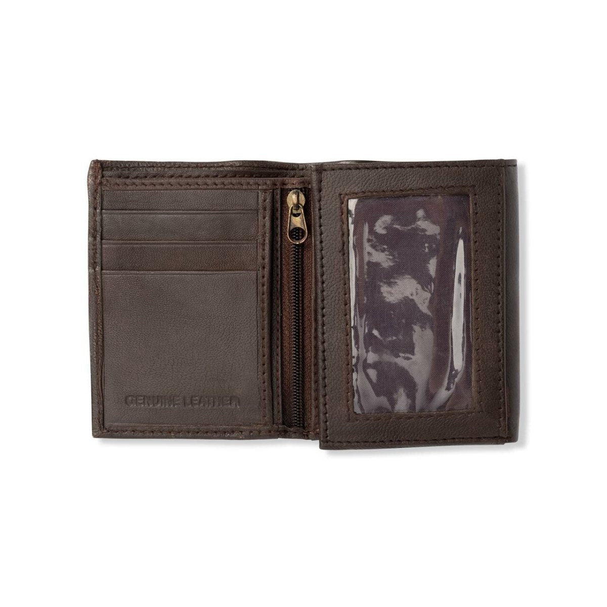 Personalized Leather TriFold - GroomsDay