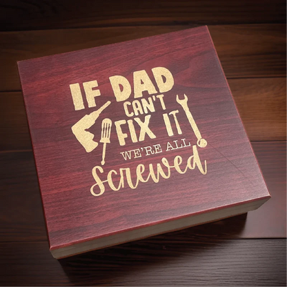 Dad's Keepsake Box: Humidor and Storage