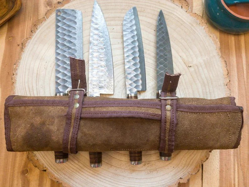 Damascus Chef Knife Set - Kitchen Knives - GroomsDay