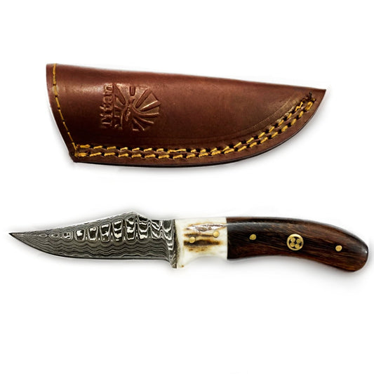 Damascus Steel Skinner - Damascus Knife - GroomsDay