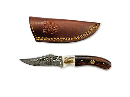Damascus Steel Skinner - Damascus Knife - GroomsDay
