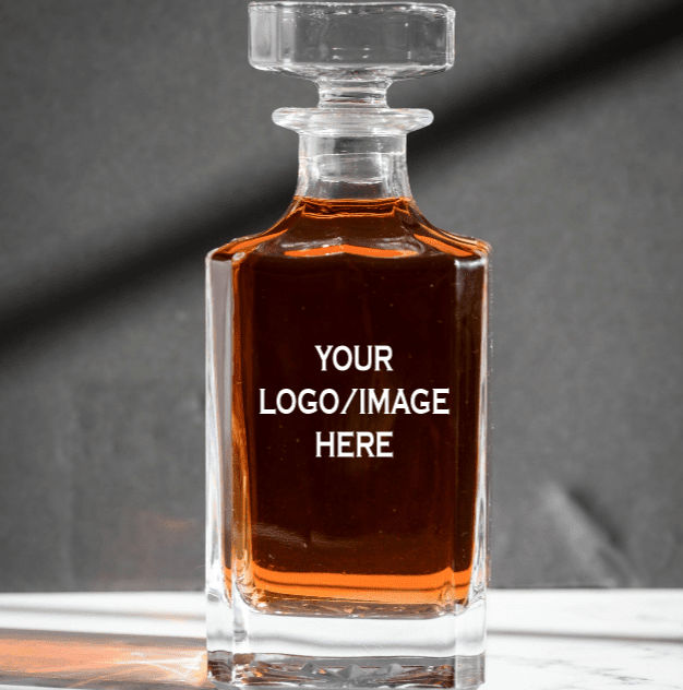 Custom Logo Decanter - Golf Outing - GroomsDay