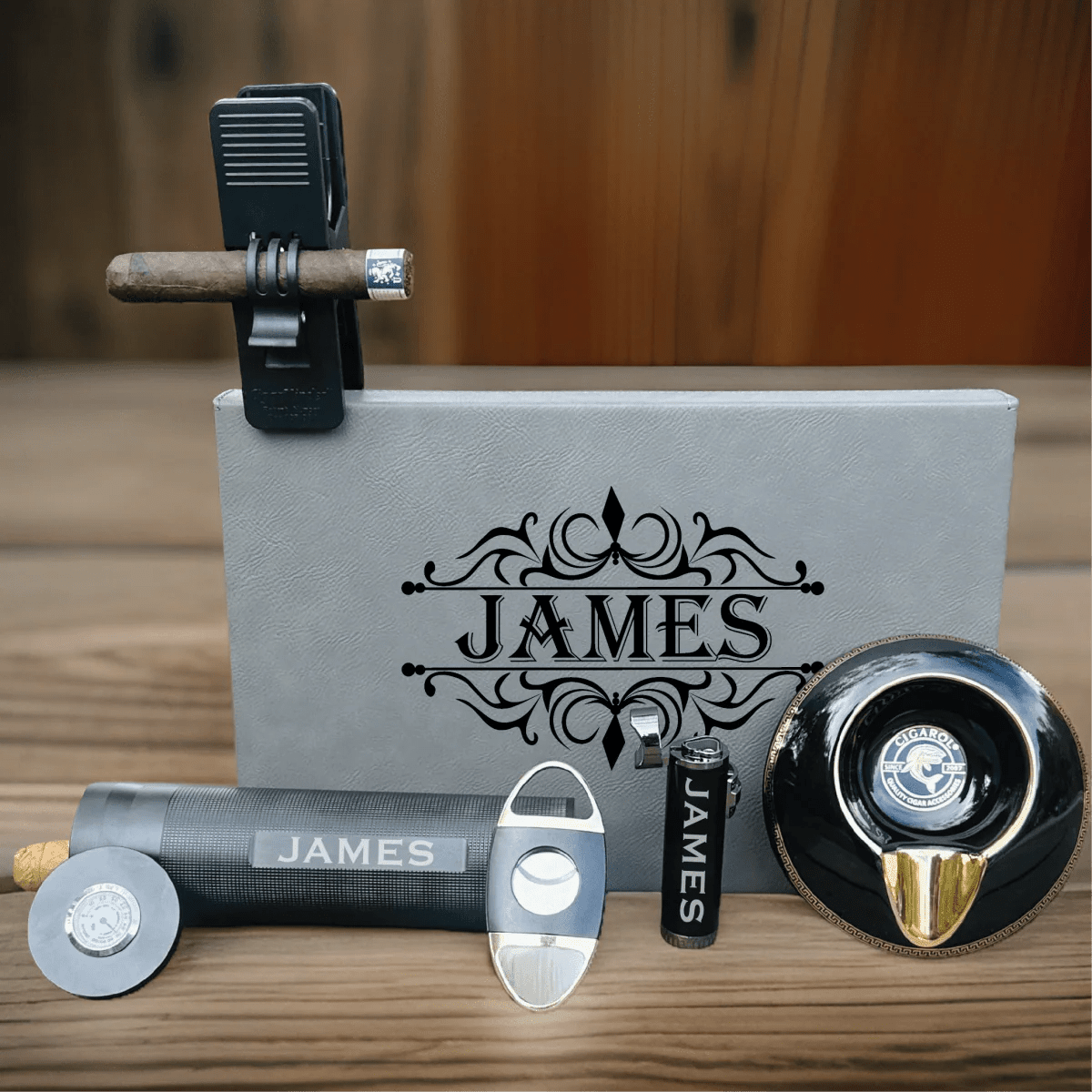 Deluxe Cigar Gift Set - Cigar - GroomsDay